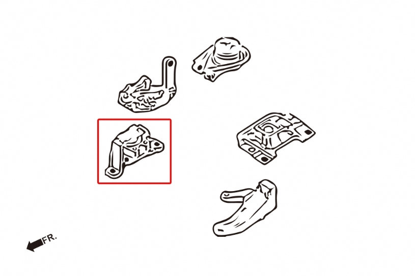 HARDRACE Hardened Engine Mount - Mazda 3 (BK) / 5 (CR) - Image 2