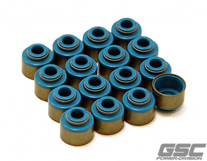 GSC Power-Division Valve Stem Seals with Integrated Spring Seat - Ford 5.0L Coyote - Set of 32