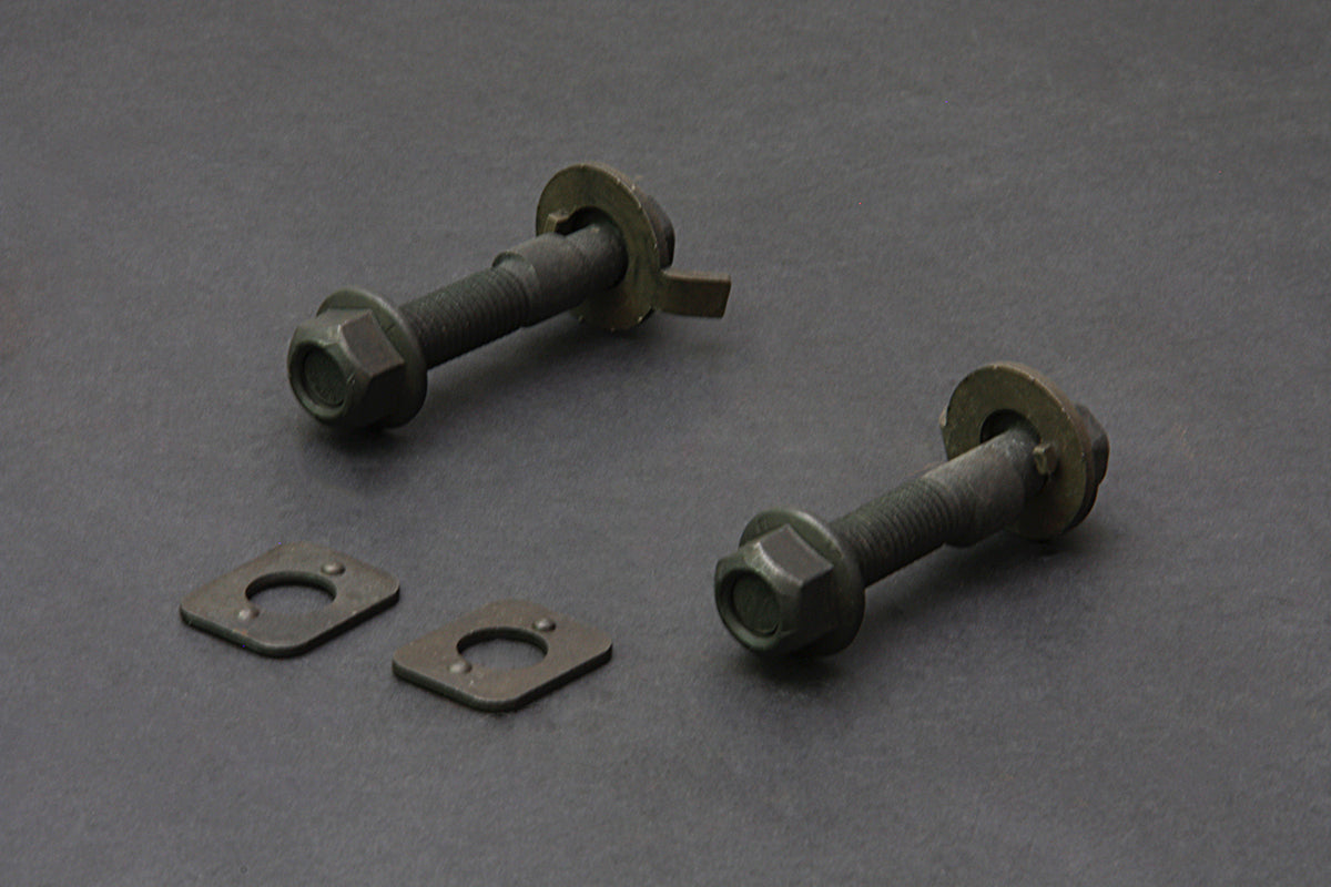 HARDRACE camber bolt M14 x 2.0 80mm – (product illustration) – bolt with offset washer and nut