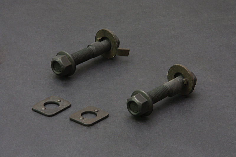 HARDRACE camber bolt M14 x 2.0 80mm – (product illustration) – bolt with offset washer and nut - Hardrace