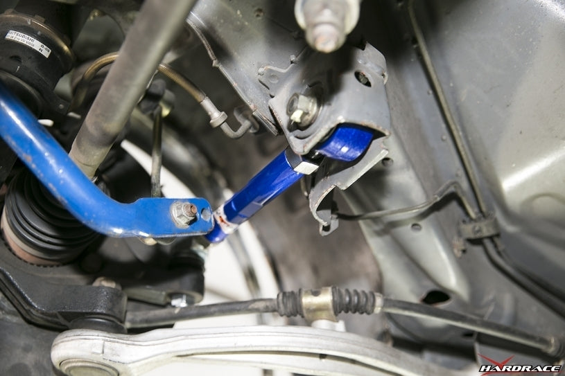 HARDRACE Rear Toe Control Adjustable Arm - Mitsubishi Lancer Evolution VII-IX (CT9A) / Lancer Evolution V-VI (CP9A) - Pillow Ball - Black - Image 2
