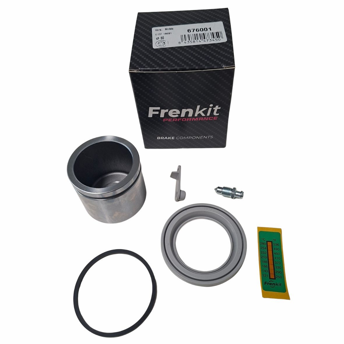 Frenkit Performance Brake Caliper Piston & Seal Rebuild Kit - Hyundai i30 N (PD) / Kona N (OS) - Front 60mm