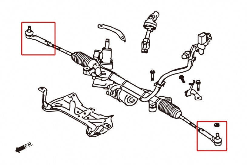 HARDRACE RC Tie Rod End - Subaru BRZ (ZC6) / WRX (VB/VN) / Toyota GR86 (ZN8) / Subaru Levorg (VM) - Image 2