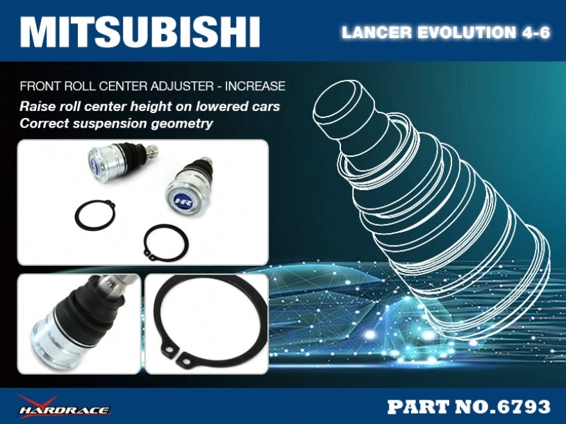 HARDRACE Front Roll Centre Adjuster - Mitsubishi Lancer Evolution V-VI (CP9A) / Lancer Evolution IV (CN9A) - Image 2