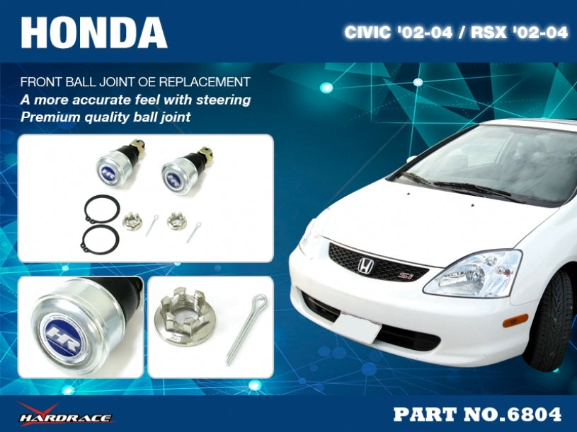 HARDRACE Front Ball Joint Pre-Facelift - Honda Integra (DC5) / Civic (EM2/ES1/EP3) - Image 2