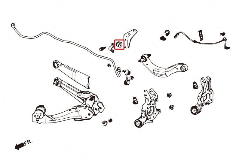 HARDRACE Rear Sway Bar Bushing - Honda Civic (FD/FG/FB) - 21mm - Image 2