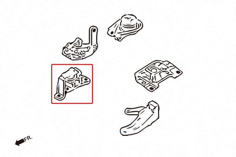 HARDRACE Hardened Engine Mount - Mazda 3 (BK) - Image 2