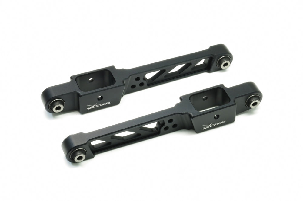 HARDRACE Rear Billet Lower Control Arm - Honda CRX (EF) / CRX Del Sol (EG1/EG2) / Integra (DC2) / Civic (EC/ED/EE/EF/EG/EH) - Hardened Rubber - Black - Image 2