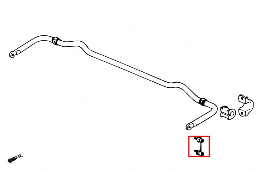 HARDRACE Rear Reinforced Stabiliser Link - Honda S2000 (AP1/AP2) - Image 2