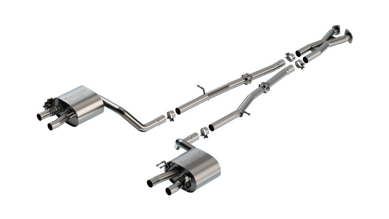 Borla Cat-Back Exhaust - Kia Stinger V6 (CK) - S-Type 2.25in 2022-2023 - Image 2