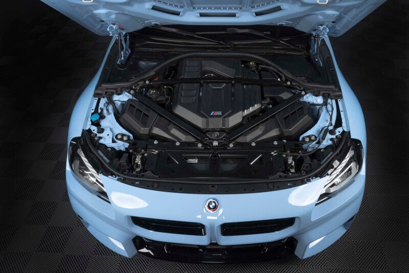 Dinan Matte Carbon Fibre Engine Cover with Gloss Accents - BMW M2/M3/M4 (G80/G82/G87) - Image 2