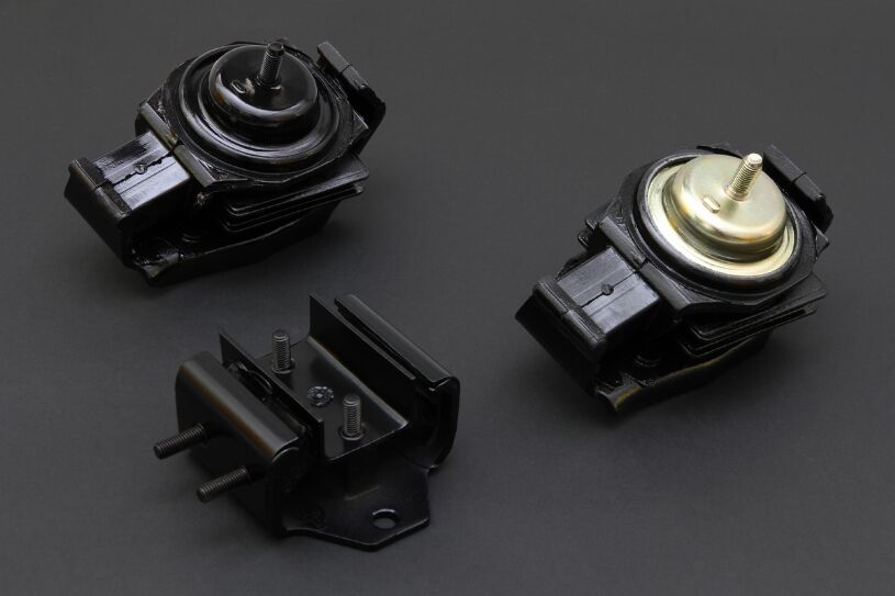 HARDRACE race engine and transmission mounts – Nissan Silvia / 180SX / 200SX – 3-piece kit