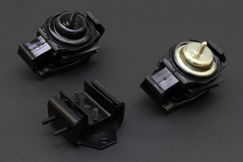 HARDRACE hardened engine and transmission mounts 70A – Nissan Silvia / 180SX / 200SX / Cima – 3-piece kit