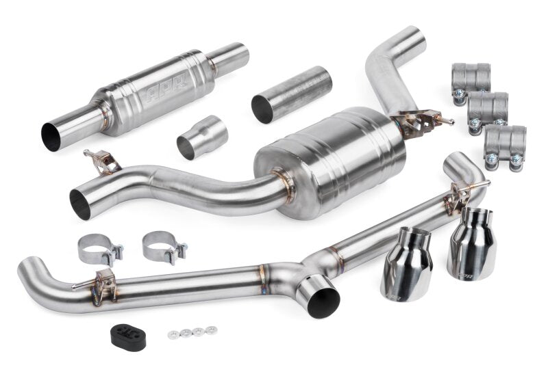APR Catback Exhaust System w/Front Muffler - Volkswagen Golf GTI TCR (Mk7.5/5G) - Image 3