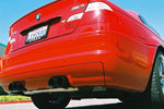 Dinan Free Flow Axleback Exhaust - BMW M3 (E46) - Black Tips - Image 2 - Dinan Thumbnail