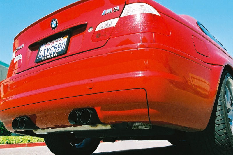 Dinan Free Flow Axleback Exhaust - BMW M3 (E46) - Black Tips - Image 2
