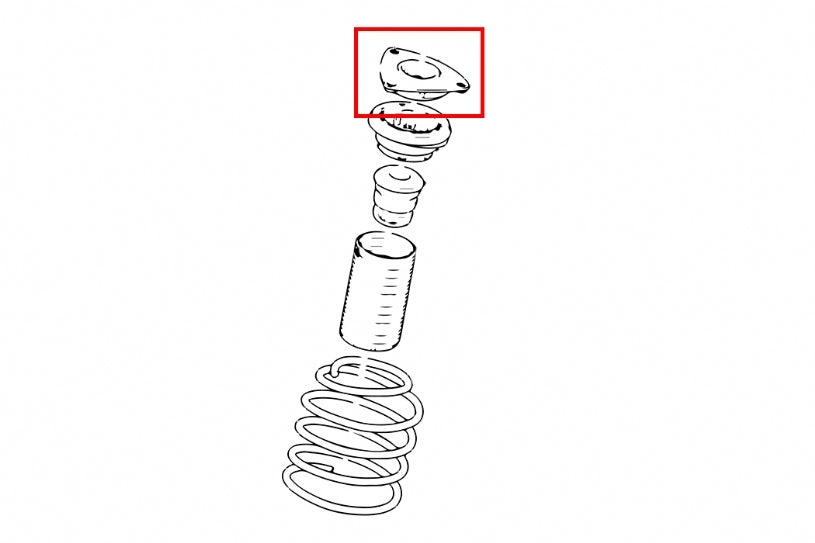HARDRACE Front Reinforced Strut Mount - Ford Focus (LS/LT/LV) / Mazda 3 (BK) - Image 2