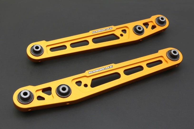 HARDRACE Rear Lower Control Arm 40mm Shock Bush - Honda Civic (EK/EJ/EM1) - Hardened Rubber - Aluminium Body / Gold