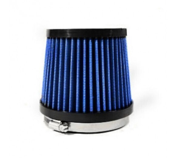 COBB SF intake replacement filter – blue cotton element with clamp (product illustration)