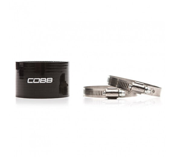COBB throttle body coupler – Subaru WRX/STI – black silicone coupler with two clamps