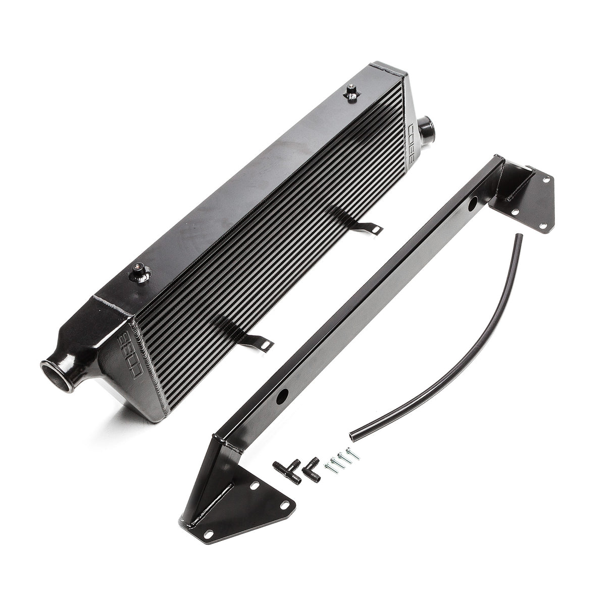 COBB front mount intercooler core – Subaru Impreza WRX/STI GD – black core, bumper beam and hose