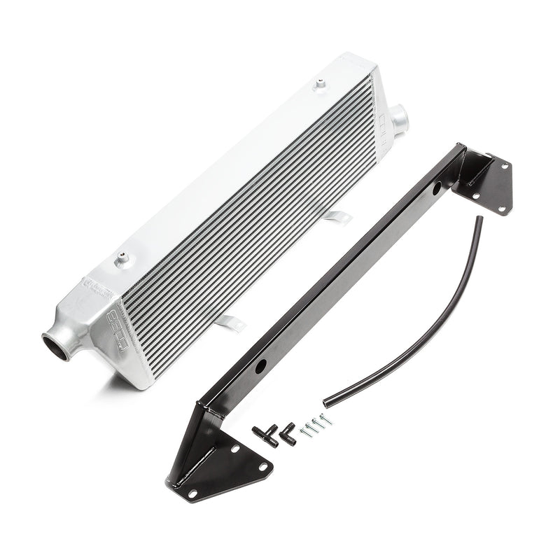 COBB front mount intercooler core – Subaru Impreza WRX/STI GD – silver core, bumper beam and hose - Cobb Tuning