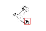 HARDRACE Front Lower Ball Joint - Ford Focus (LS/LT/LV) / Volvo S40 / V50 / C30 / C70 - 15mm at the top of taper - Image 2 - HARDRACE Thumbnail