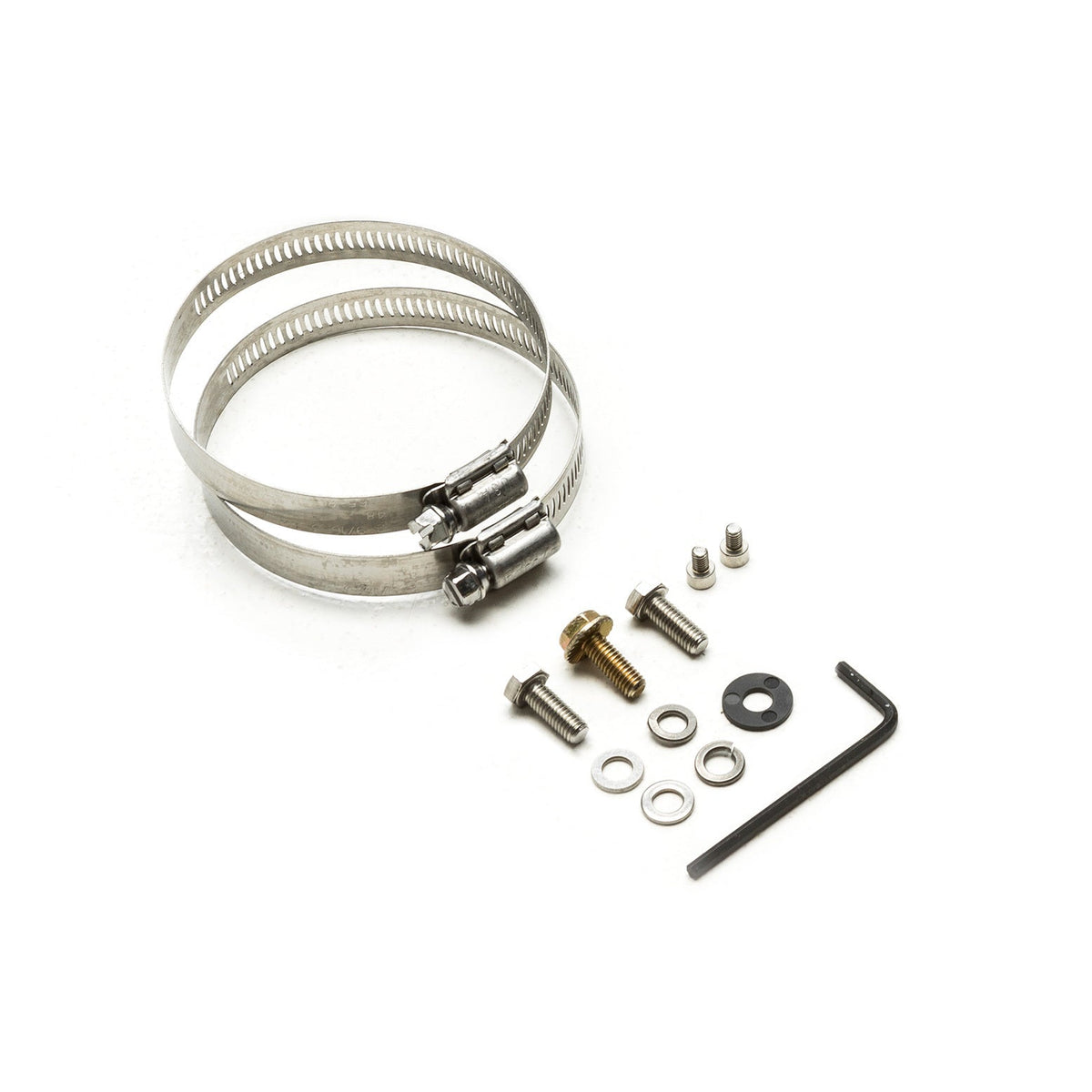 COBB SF intake hardware kit – two hose clamps, bolts, washers and hex key