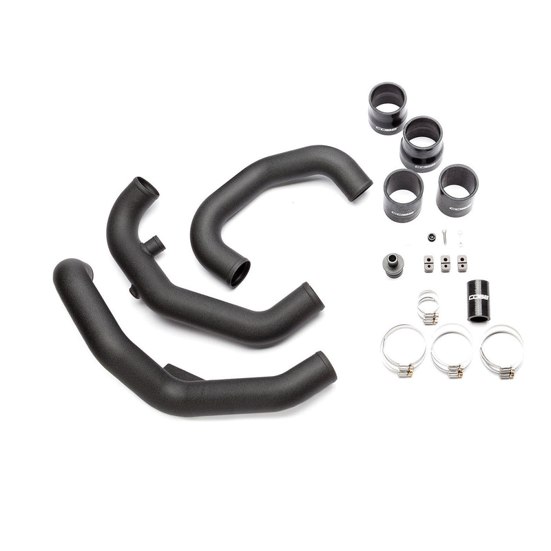 COBB front mount intercooler cold pipe kit – Subaru WRX STI VA – three pipes, couplers, IAT bung and clamps - Cobb Tuning