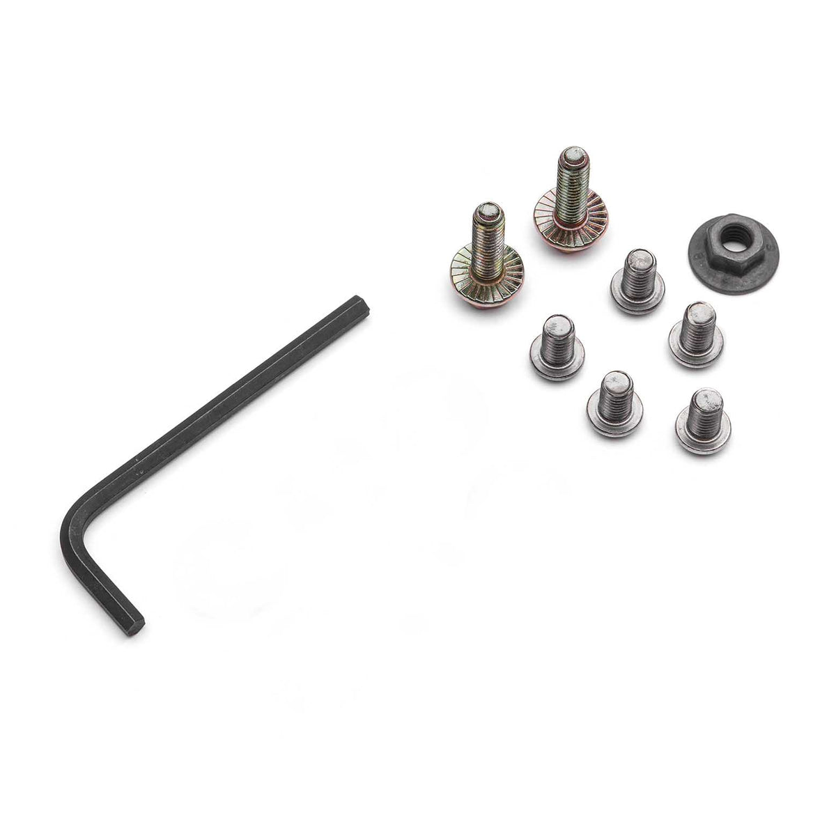 COBB SF airbox hardware kit – current kit with hex key, bolts and flange nut