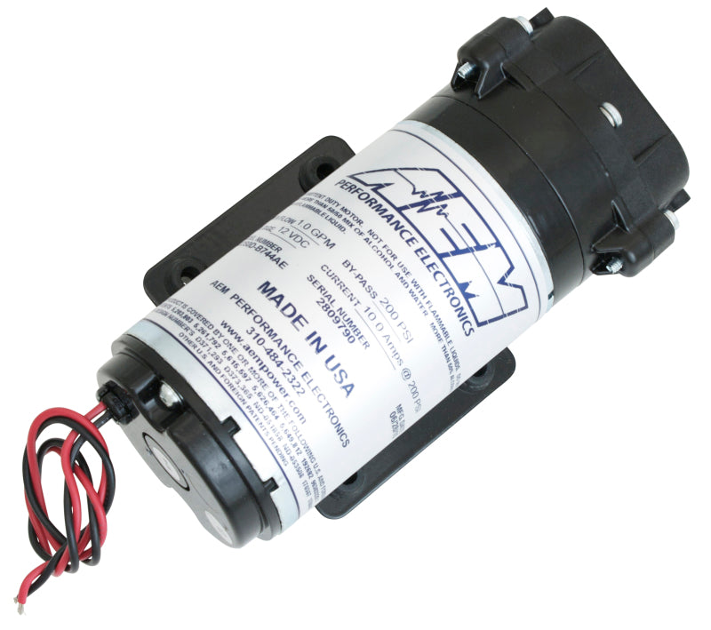 AEM Water/Methanol Injection Recirculation Pump - Universal - 6-Amp 200psi - AEM Electronics