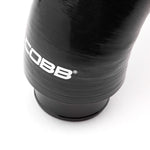 COBB silicone turbo inlet V2 – Subaru WRX – COBB logo and turbo end close-up - Cobb Tuning Thumbnail
