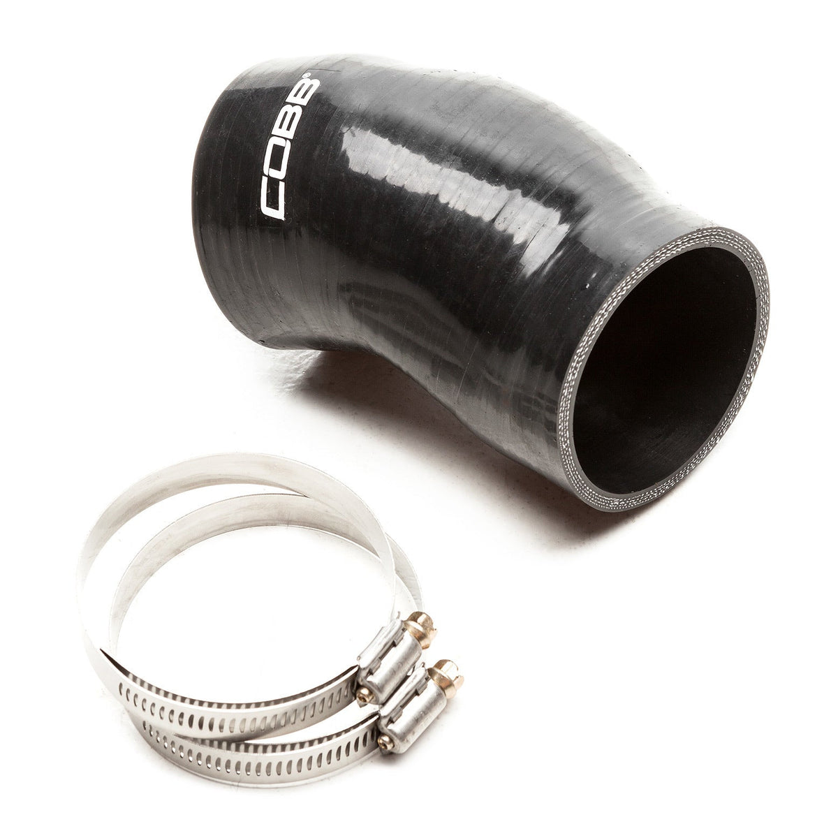 COBB TMIC coupler – Subaru WRX, Forester XT and Liberty GT – black silicone coupler with two clamps