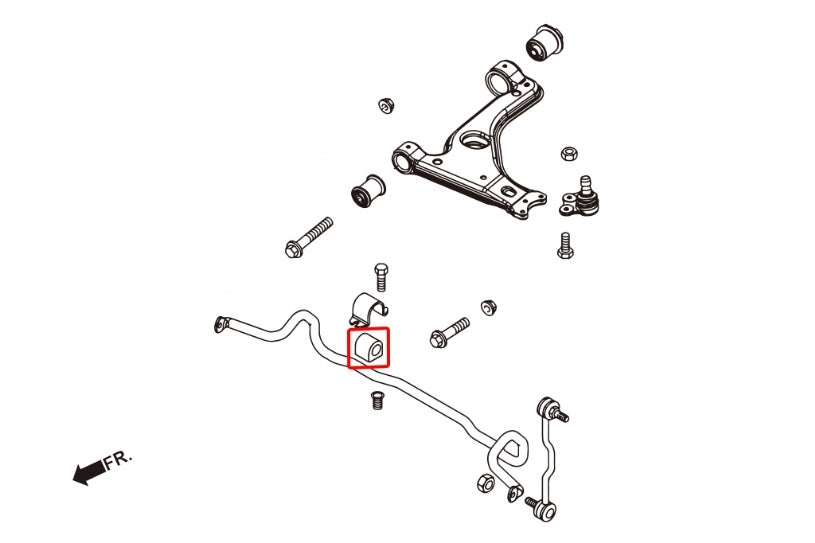 HARDRACE Front Stabiliser Bushing - Holden Astra (AH) - 17mm - Image 2