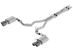 Borla Cat-Back Exhaust - Ford Mustang GT Coupe (S550) - 3in Active Exhaust Quad Tips 2018+ - Image 12 - Borla Thumbnail