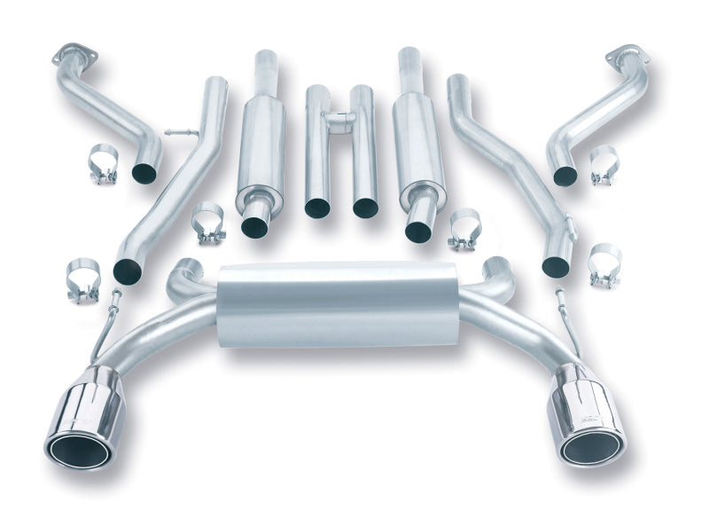 Borla Cat-Back Exhaust - Nissan 350Z (Z33) - XR-1 S-Type 2.25in True Dual - Borla