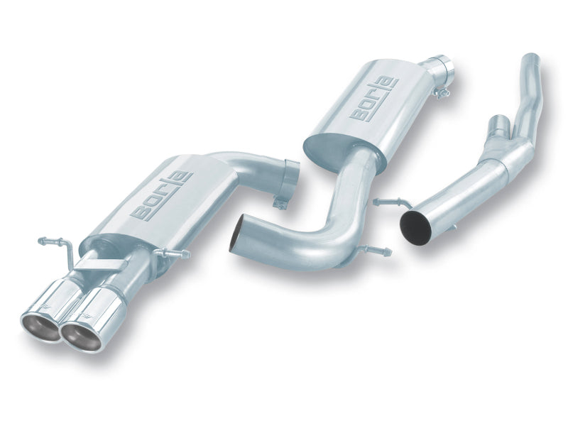 Borla Cat-Back Exhaust - Audi S4 2.7 Biturbo (B5) - Polished Tips - Borla