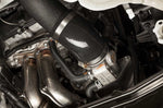 COBB intake tube – black silicone coupler and clamp at the turbo end (product illustration) - Cobb Tuning Thumbnail