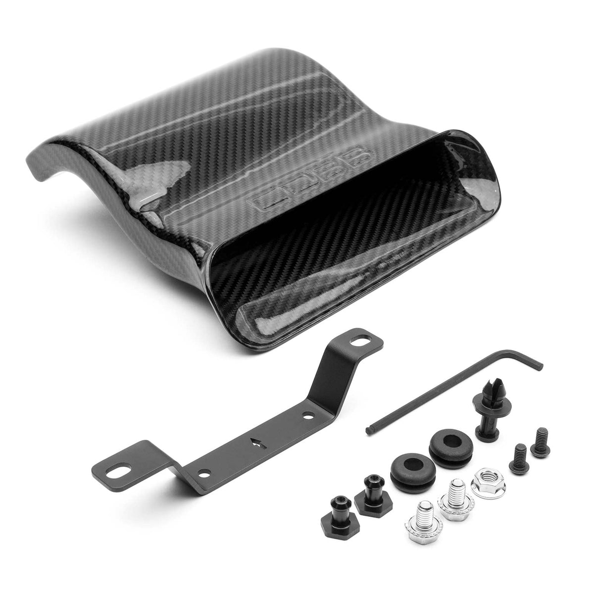 COBB Redline carbon grille scoop – Subaru WRX VB – scoop with mounting bracket and hardware