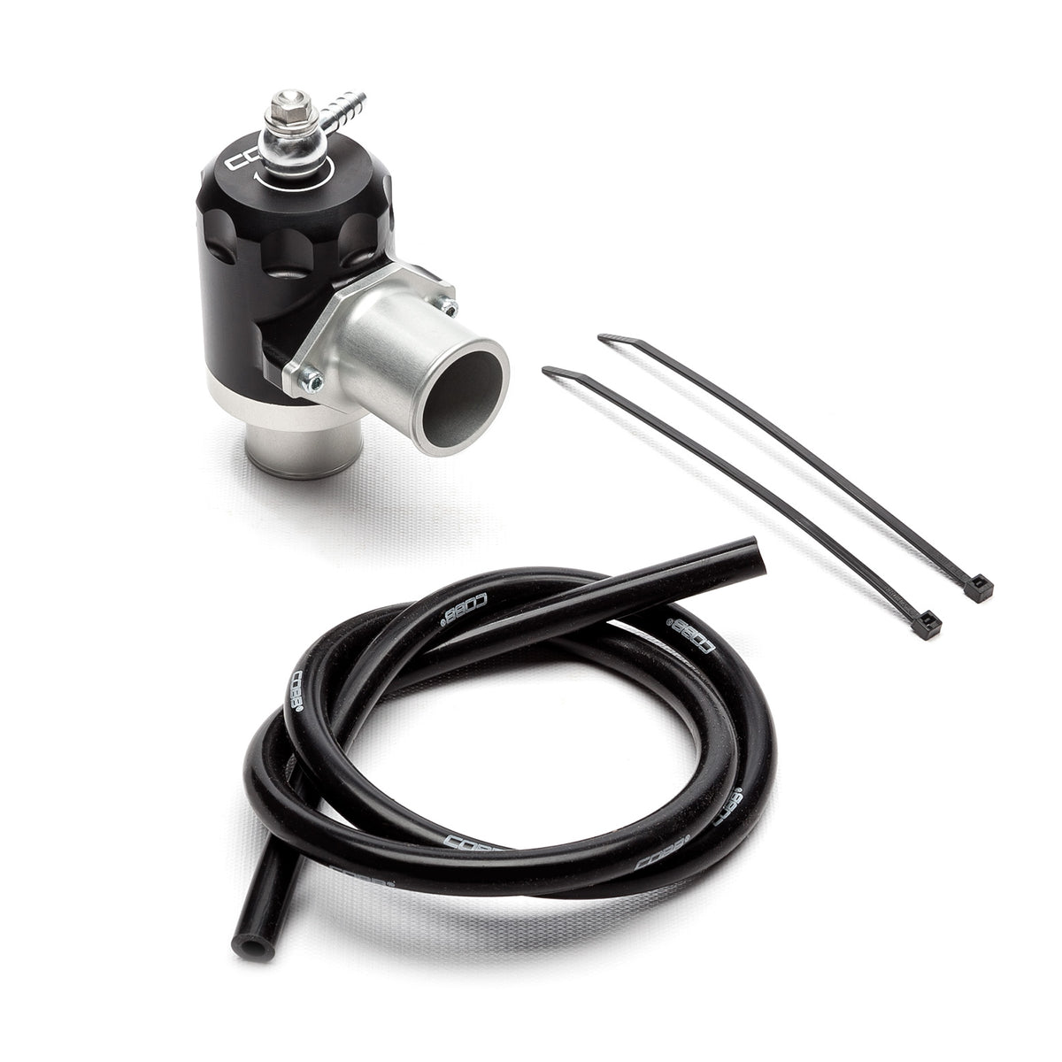 COBB LF bypass valve – Mitsubishi Evo X – valve with vacuum hose and cable ties