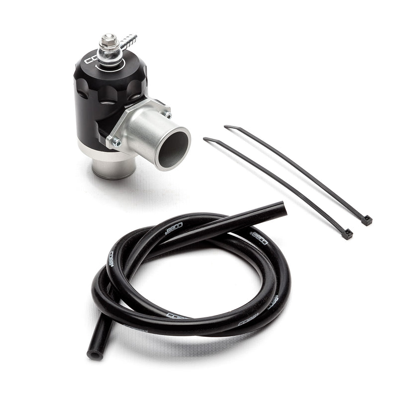 COBB LF bypass valve – Mitsubishi Evo X – valve with vacuum hose and cable ties - Cobb Tuning