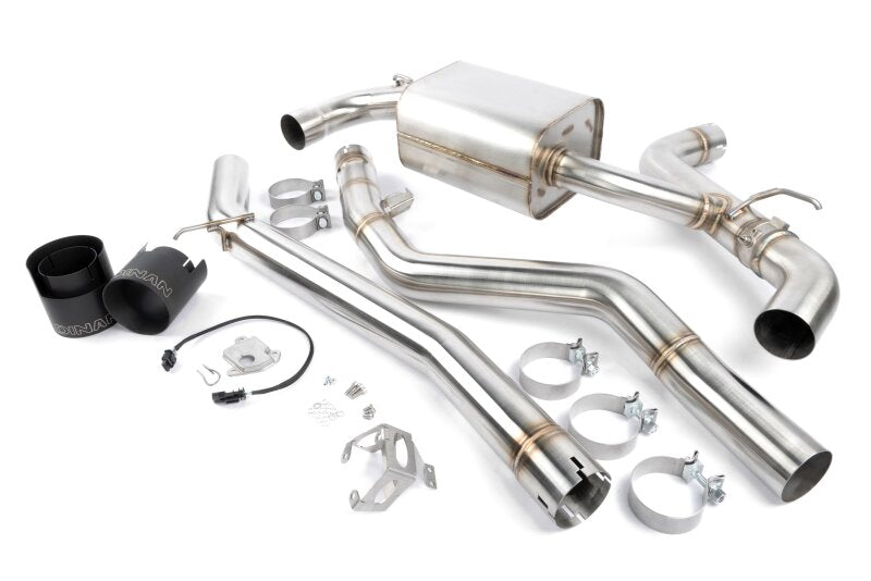 Dinan 3.0T Valved Catback Exhaust System - Toyota GR Supra (A90/A91) - Black Tips - Dinan