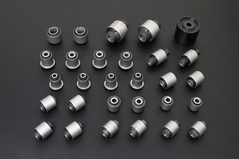 HARDRACE Bushing Kit Complete Car - Nissan 350Z (Z33) / Skyline (V35) - Hardened Rubber