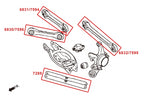 HARDRACE Rear Trailing Arm - BMW 1 Series (E8X) / 3 Series (E9X) / X1 (E84) - Hardened Rubber - Image 2 - HARDRACE Thumbnail