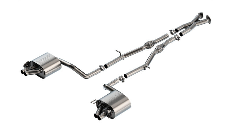Borla Cat-Back Exhaust - Genesis G70 V6 (IK) - S-Type 2.25in Active Exhaust - Borla