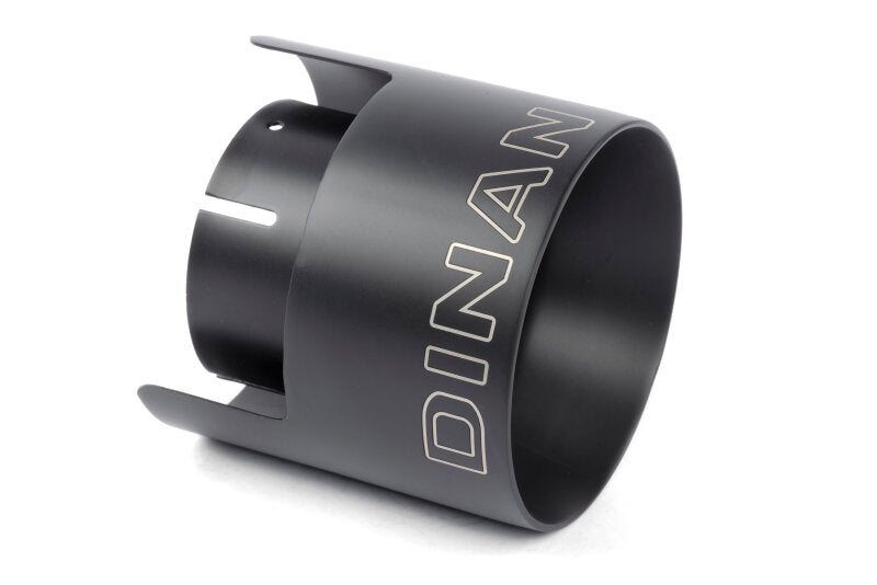 Dinan Double-Walled 4.5in Clamp-On Exhaust Tip - Black - 4.5in Outlet / 3in Inlet - Dinan
