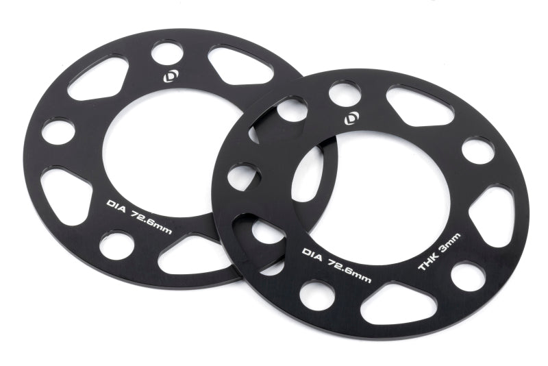 Dinan Wheel Spacers - 5x120 - 72.6mm CB - 3mm Thick (Set of 2) - Dinan