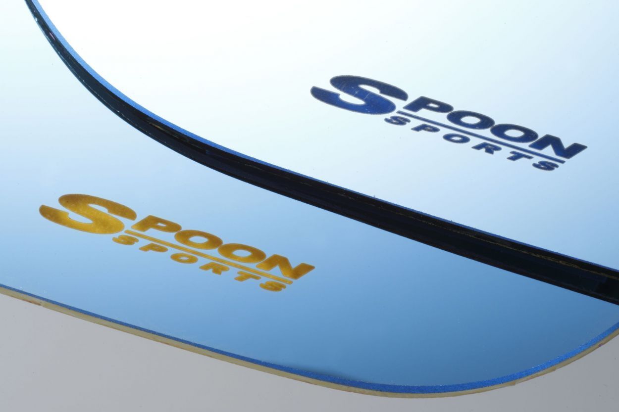 Spoon Sports Blue Wide Door Mirror - Honda S2000 (AP1) - Image 2