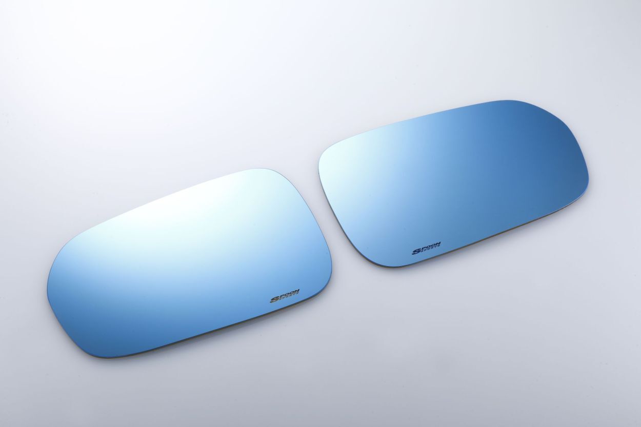 Spoon Sports Blue Wide Door Mirror - Honda Integra Type R (DC5)
