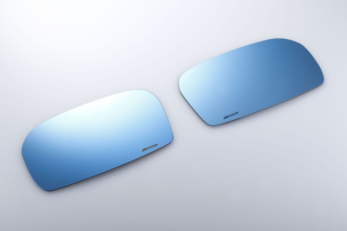 Spoon Sports Blue Wide Door Mirror - Honda Civic Type R (EP3)